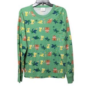 HANNA ANDERSSON Disney's The Lion King Adult Long John Pajama Top S
